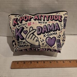 New K Pop Music Makeup Bag Cosmetic Travel .